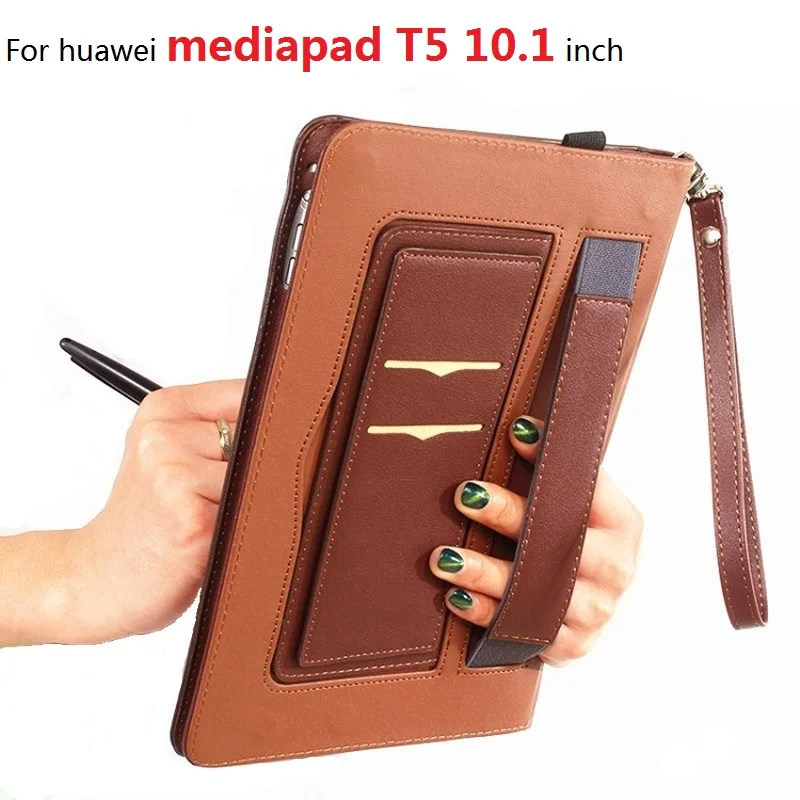 Для huawei mediapad T5 чехол защитный 10 1 дюймов планшет кожаный все включено анти капля