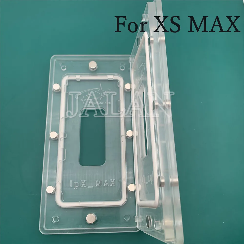 Зажимная форма для iphone XS Max Lcd стеклянная рамка Магнитная стеклянной рамы