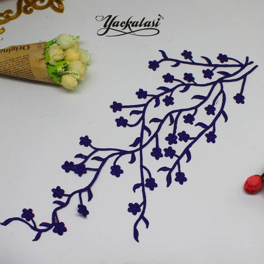 Вышитая утюгом аппликация искусственная Цветочная сделай сам цветочные поделки