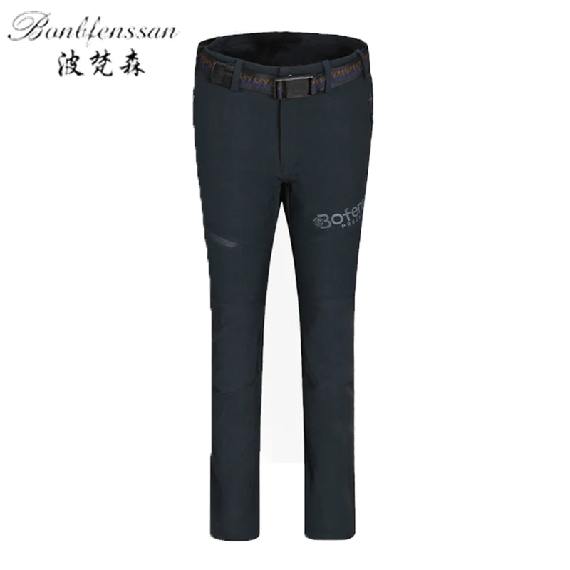 Новые зимние теплые уличные брюки женские водонепроницаемые флисовые походные