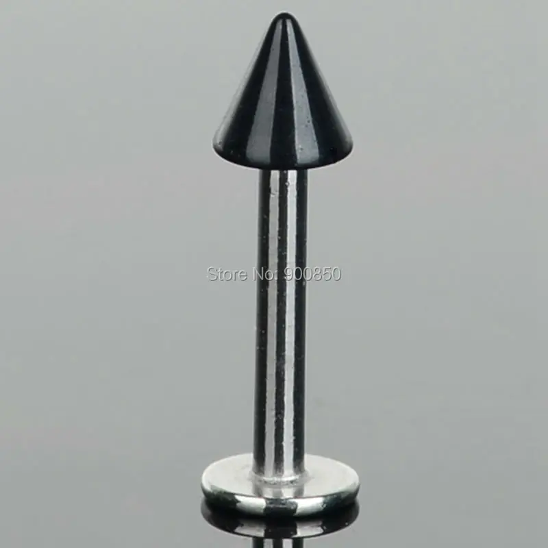 Шарик шип из нержавеющей стали и акрила для пирсинга губ ювелирное изделие