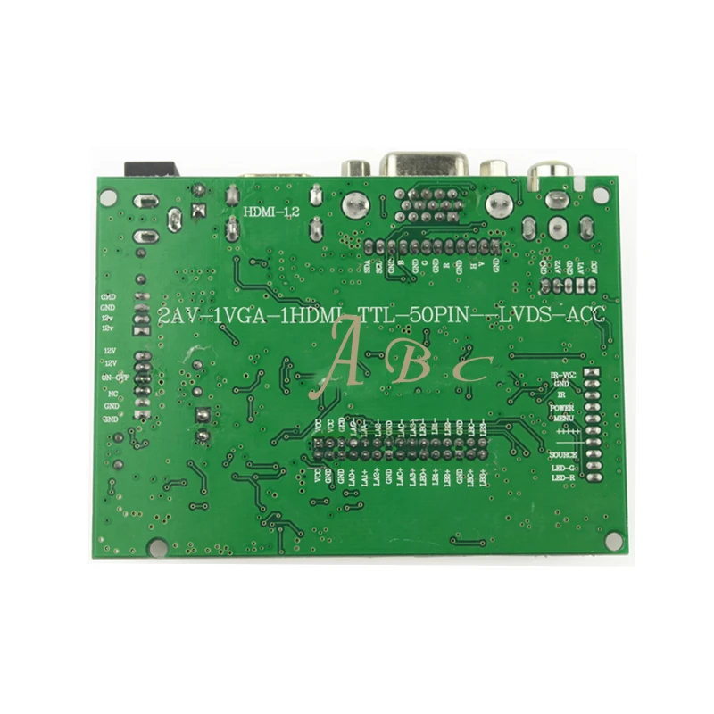 Плата контроллера HDMI VGA 2AV + инвертор подсветки 30 контактный кабель Lvds пульт