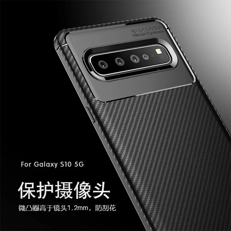 On For Samsung Galaxy S10 5G Case cover Protect soft silicone pouch phone SamsungS10 S105G S 10 case |