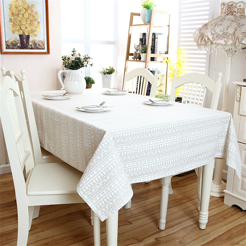 Рождественская скатерть с мультяшным рисунком шелковые кружевные скатерти для