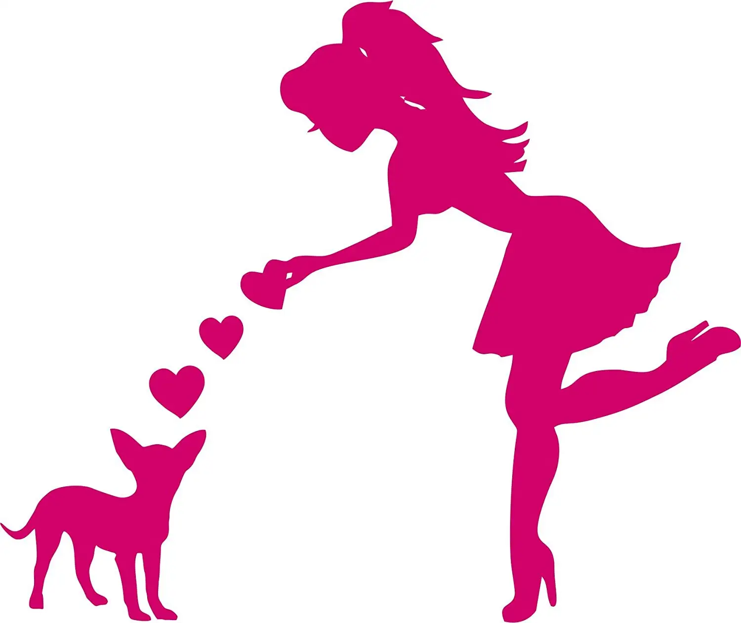 Футболка Rocket SASSY Lady Loves Her Chihuahua наклейка с собакой Виниловая на автомобиль ноутбук