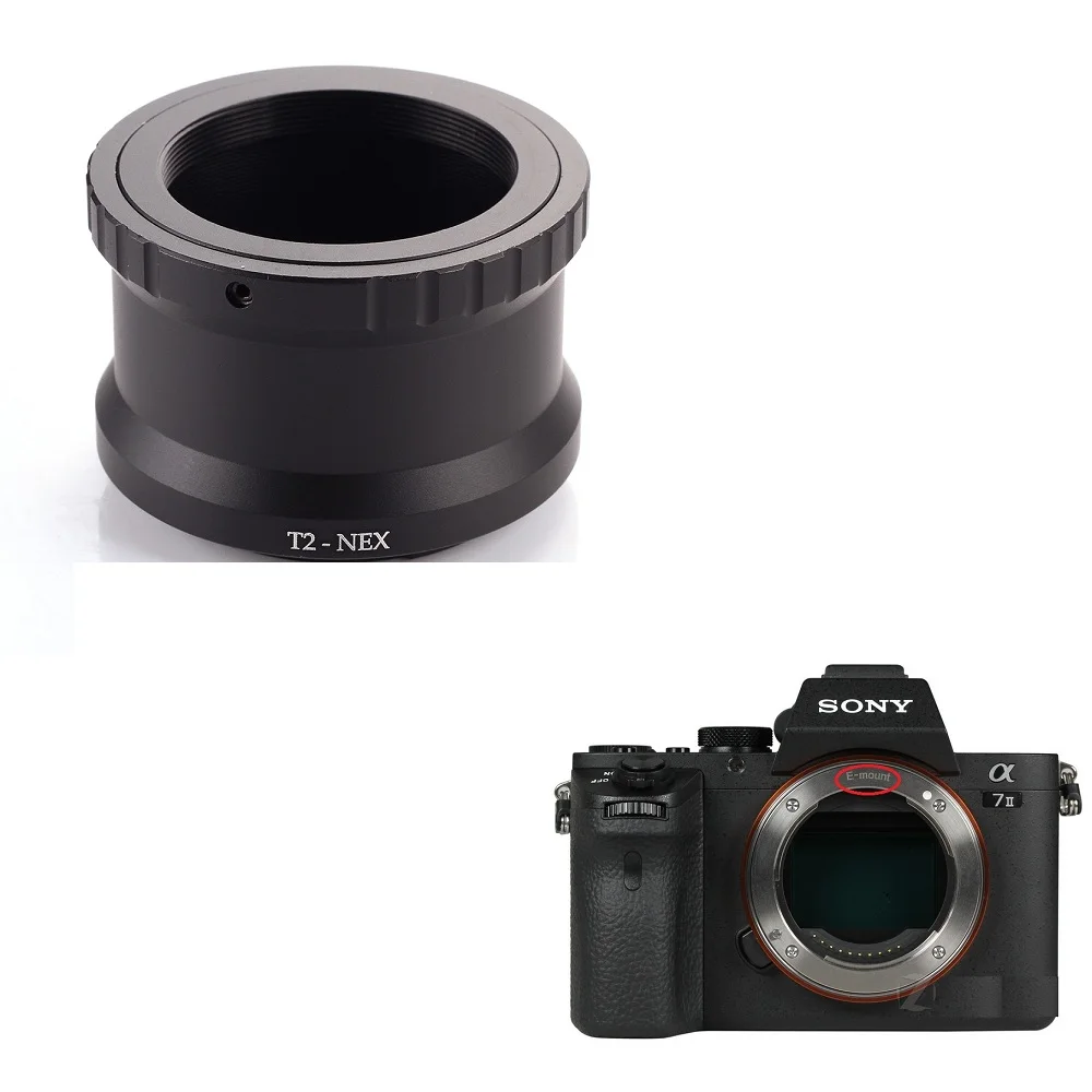 T2 NEX кольцо адаптер для зеркального объектива камер Sony E Mount 5R/5N/5C 3 NEX6 A6000 A7 A7R A7M2 A7R2