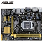 Материнская плата LGA 1150 ASUS H81M-K Micro ATX, системная плата H81M DDR3 для Intel H81, 16 ГБ, десктопная материнская плата USB 3,0 H81MK, бу