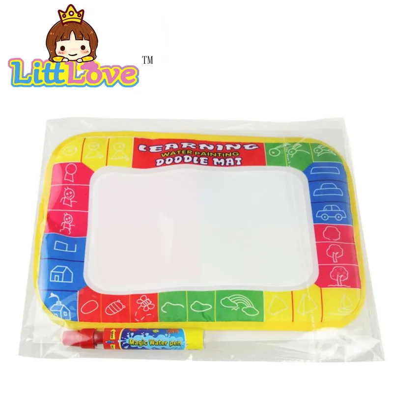 2017 детские игрушки для рисования 29*19 см 4 цвета коврик водой детская доска детский
