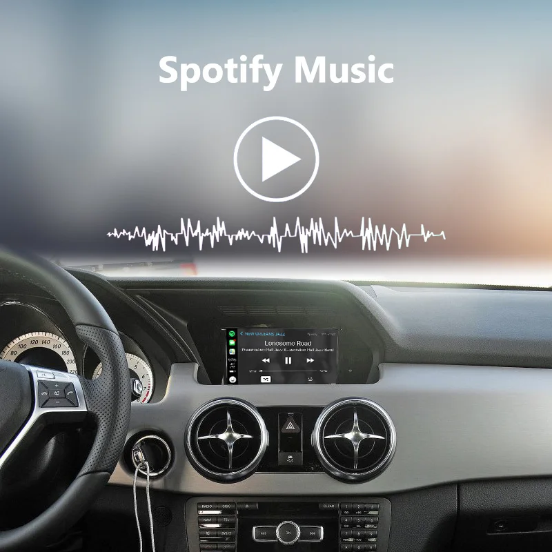 Joyeauto беспроводной Apple Carplay для Mercedes NTG4.5 Android Авто модернизация GL GLK класс 2011 15
