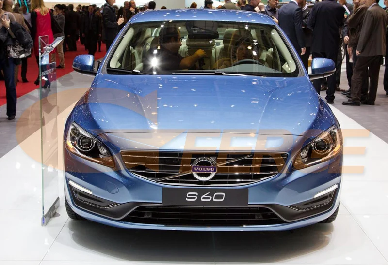 Для Volvo S60 S60L V60 ксенон RF контроллер Bluetooth мульти-Цвет ультра яркий RGB светодиодный Ангельские глазки комплект