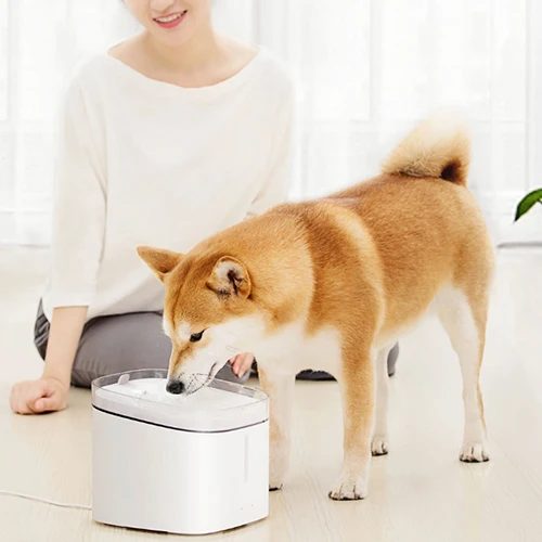 Milk White Котенок, щенок, домашнее животное диспенсер для воды Cat 2L Электрический фонтан для домашних животных Автоматическая умная поилка для собак продукт для домашних животных - Цвет: Milk White
