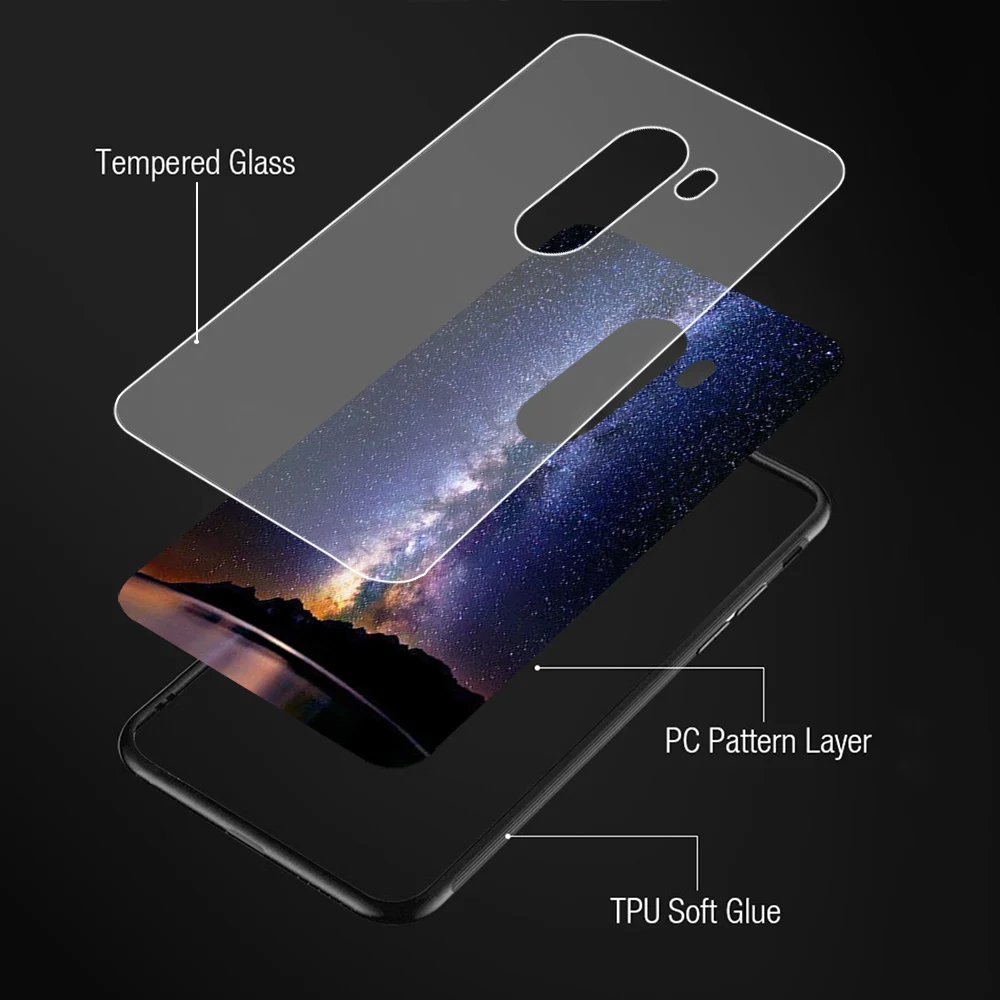 Чехол из закаленного стекла для Xiaomi mi 8 9 SE 9T A3 чехол s Star Space Coque для Xiao mi Pocophone F1 mi x 2S Red mi Note 7 8 Pro