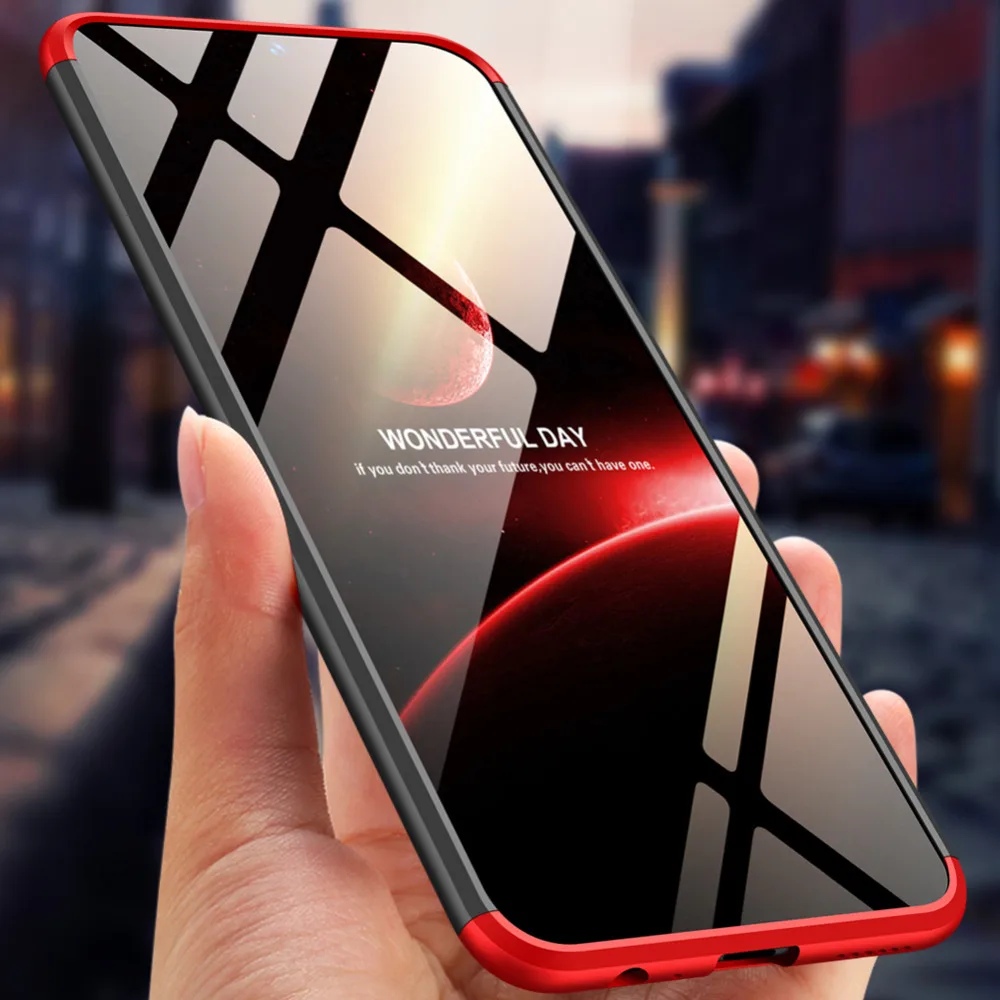 

For VIVO V11i Case 360 Degree Full Body Cover Case For vivo v11i Hybrid Shockproof Case With Tempered Glass for VIVOV11i