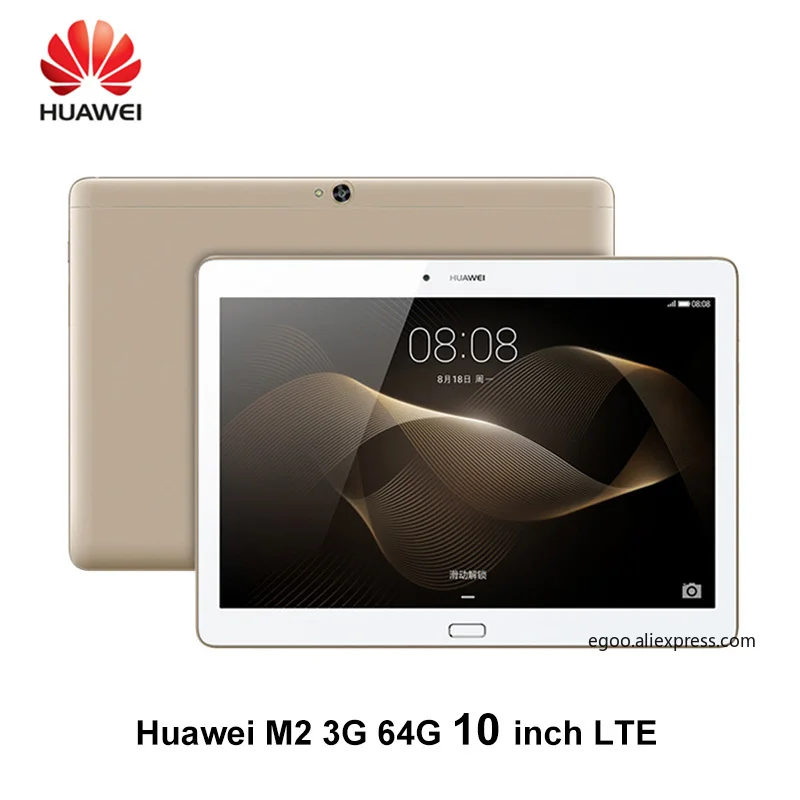 Huawei Mediapad M2 10 1 дюймов 3G Ram 64G/16G Rom LTE 6600mAh IPS Kirin 930 2 0 GHz Восьмиядерный 13MP huawei