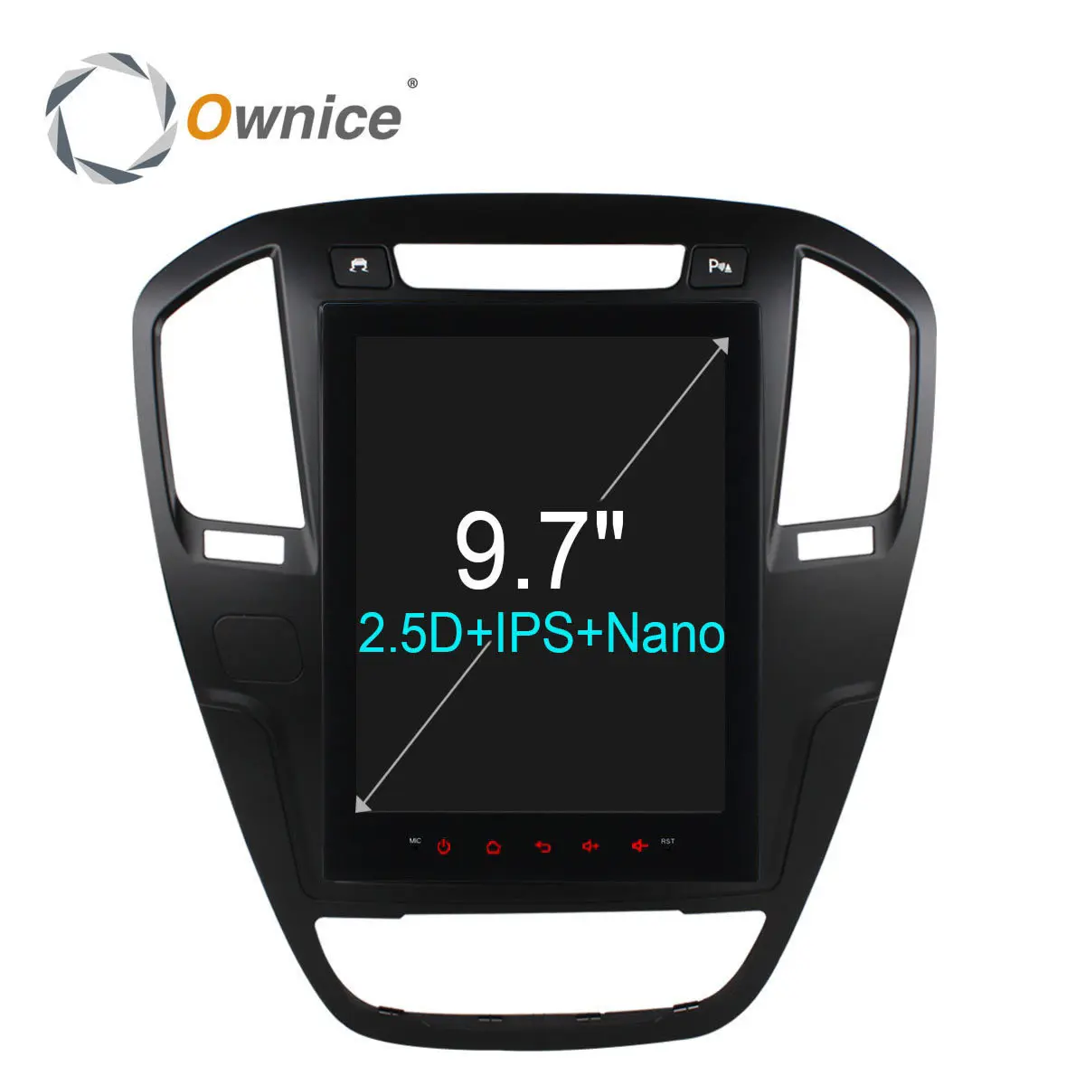 Автомобильный Android DVD мультимедийный плеер для Buick Regal 2009 2010 2011 2012 2013 opel insignia Авто gps стерео радио автомобиля gps Navi - Цвет: 9.7 inch for Buick