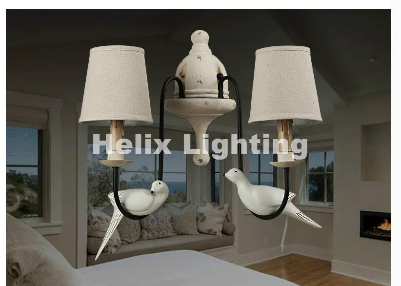 Скандинавский Ретро птичий дизайн настенный светильник скандинавский Декор