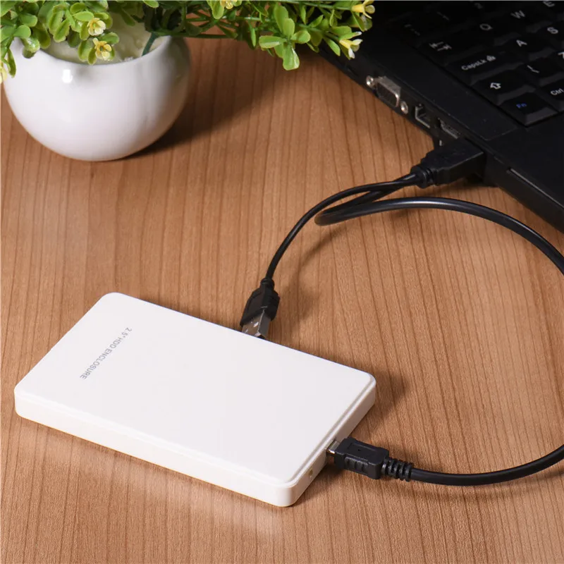 2,5 жесткий диск HDD чехол жесткий диск 2," коробка SATA 2 ТБ внешний корпус для жесткого диска мобильный жесткий диск коробка для чехол s ноутбук жестких дисков-черный