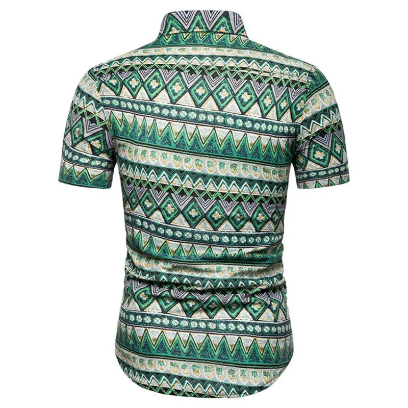 Повседневное короткий рукав тонкий для мужчин's рубашки мальчиков отложной