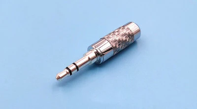 10 pcs Carbon fiber straight 3.5mm balanced stereo diy earphone jack plug 6.0 hole | Электроника