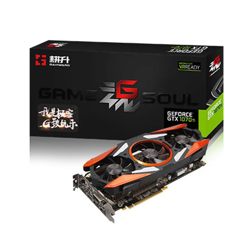 GAINWARD GTX1070TI 8 GB видеокартой 256bit500W для chickengaming 1784 МГц GDDR5 NVIDIA Графика карты + 6PIN