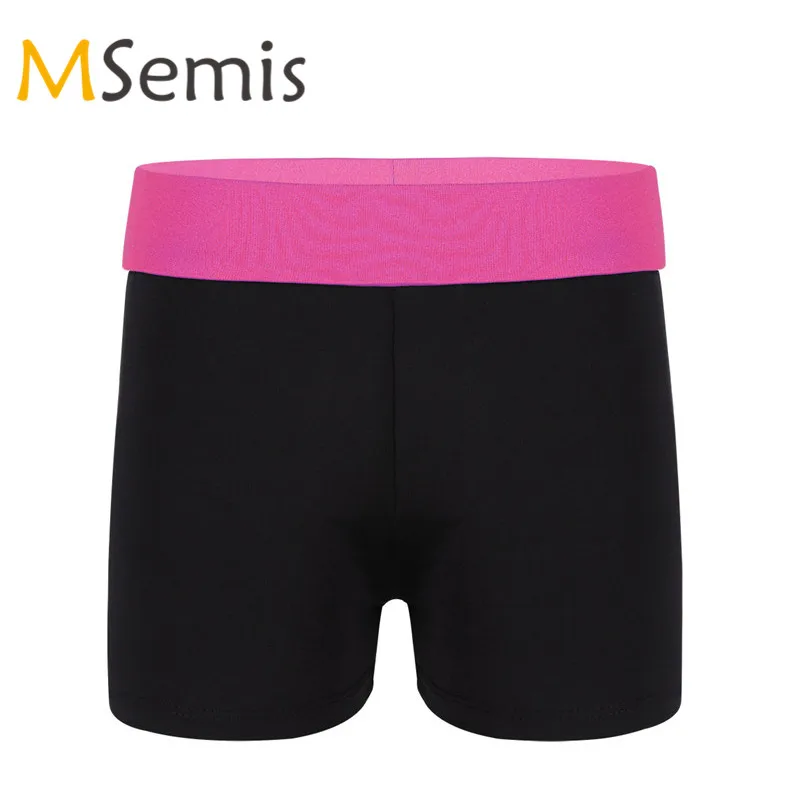 

Kids Girls Swimsuit for Gymnastics Leotard Shorts Ballerina Ballet Dancewear Activewear Bottoms for Sports Gymnastic Workout