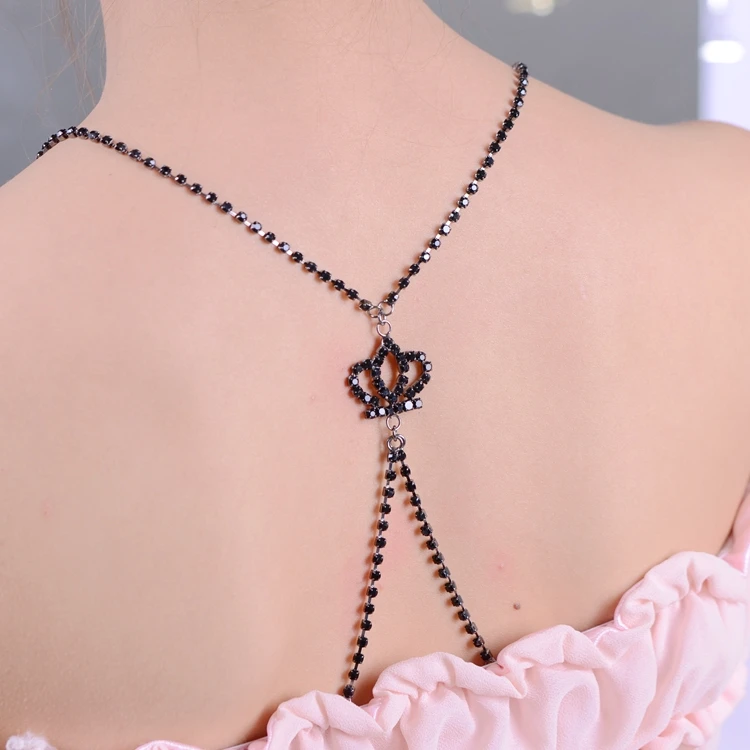 The new rhinestone straps cross strap shoulder strap underwear bra with adjustable bra strap width