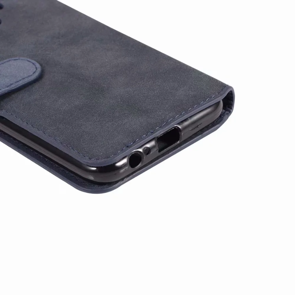 For Samsung Galaxy A6 2018 Case Luxury Vintage Nubuck Leather Flip Cove a6 Cases Coque Fundas | Мобильные телефоны и