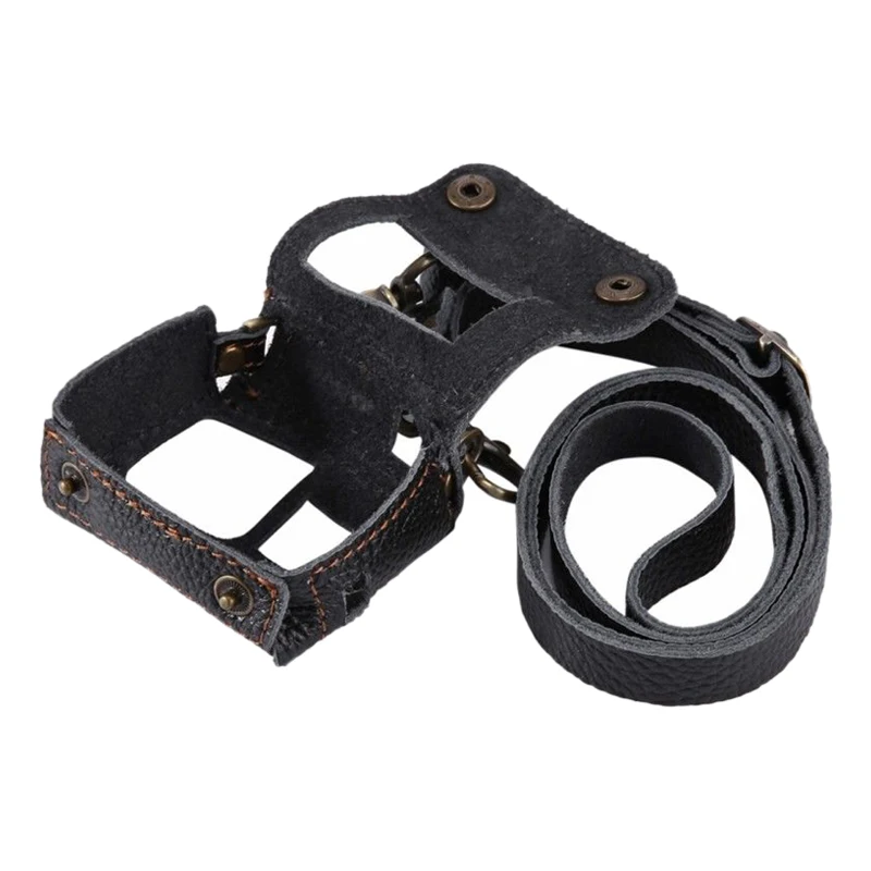 PULUZ Leather Housing Case Kit+ Neck Strap +52mm Lens For GoPro HERO6/5 Black | Электроника