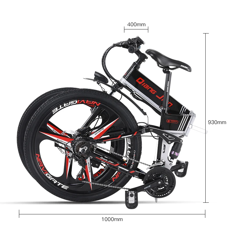 

Folding Mountain Bike 48 V Electric Anti-theft Lithium Electric Bike