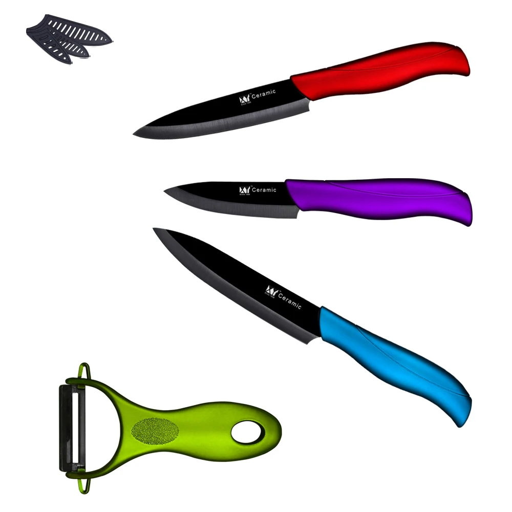 Набор из 4 х кухонных ножей и овощечистки 5 3 дюйма|knife survival|tool dometool steel knife |