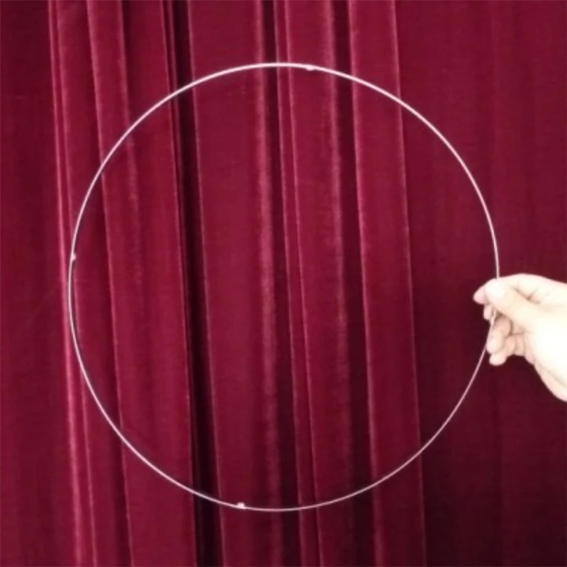 C&iacute;rculo m&aacute;gico que se convierte en Material de Metal cuadrado, accesorios de escenario, trucos de magia, mago profesional-1