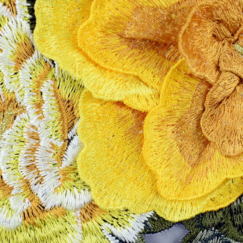 Большая Роза вышитая нашивка для одежды на одежду аксессуары чонсам 1 шт.|sew on