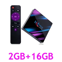Новое поступление H96 MAX Plus Android 9,0 RK3318 4K H.265 Смарт ТВ коробка с 5000+ каналов мировое IPTV французский Sebria Испанский Польский - Цвет: 2GB 16GB BOX