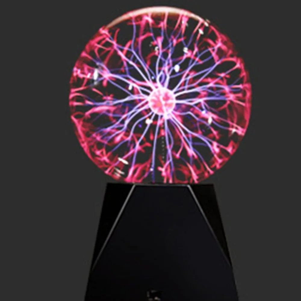 Magic Crystal Globe Desktop Light USB Plasma Ball Sphere Lightning Lamp Transparent Home Party Night 4 inch 5 | Лампы и освещение