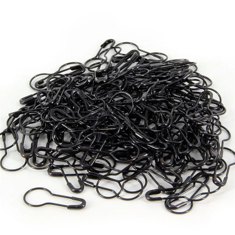 

200pcs* 21mm Metal Iron Silver Gourd Pin Safety Pins Clothing Tag Pins Bulb calabash Pin Bead Needle BZZ05-3