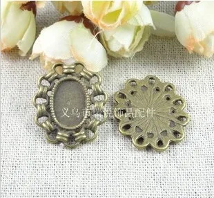 

Free Shipping(A1306) 14mmx10mm oval Cameo Settings Alloy Cork Base Making Charm Pendant Jewelry Accessories Findings
