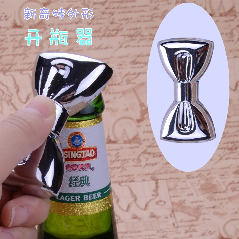 По DHL Свадебные вечерние подарок для гостя-черный галстук открывалка бутылок