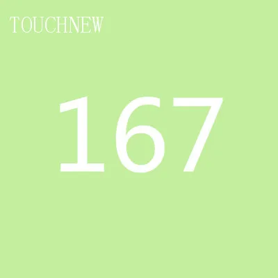 167 TOUCHNEW на заказ, одноцветные эскизные маркеры на спиртовой основе, двойная головка, кисть, маркеры, ручка для рисования, манга, товары для рукоделия, маркеры - Цвет: 167