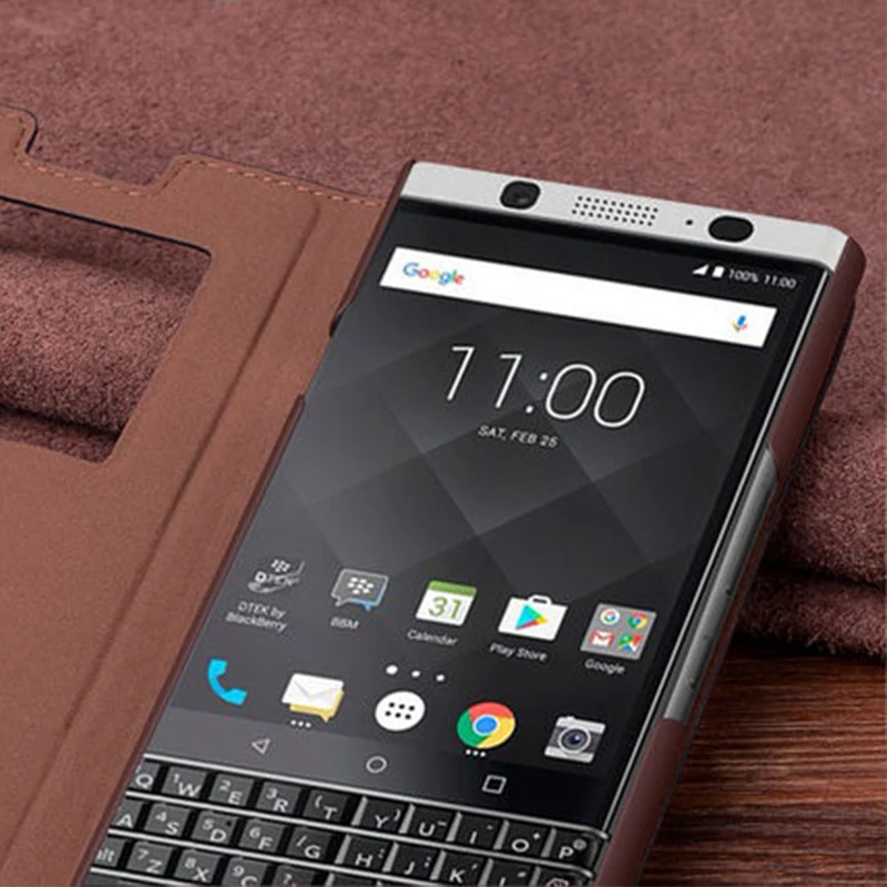 Чехол из натуральной кожи для Blackberry KEYone чехол книжка крокодиловой сумка телефона
