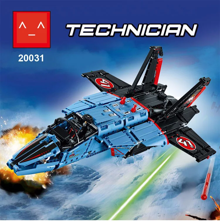 2018 Новый DIY Technics Air Racing Jet самолет строительный блок модель совместимый город 42066