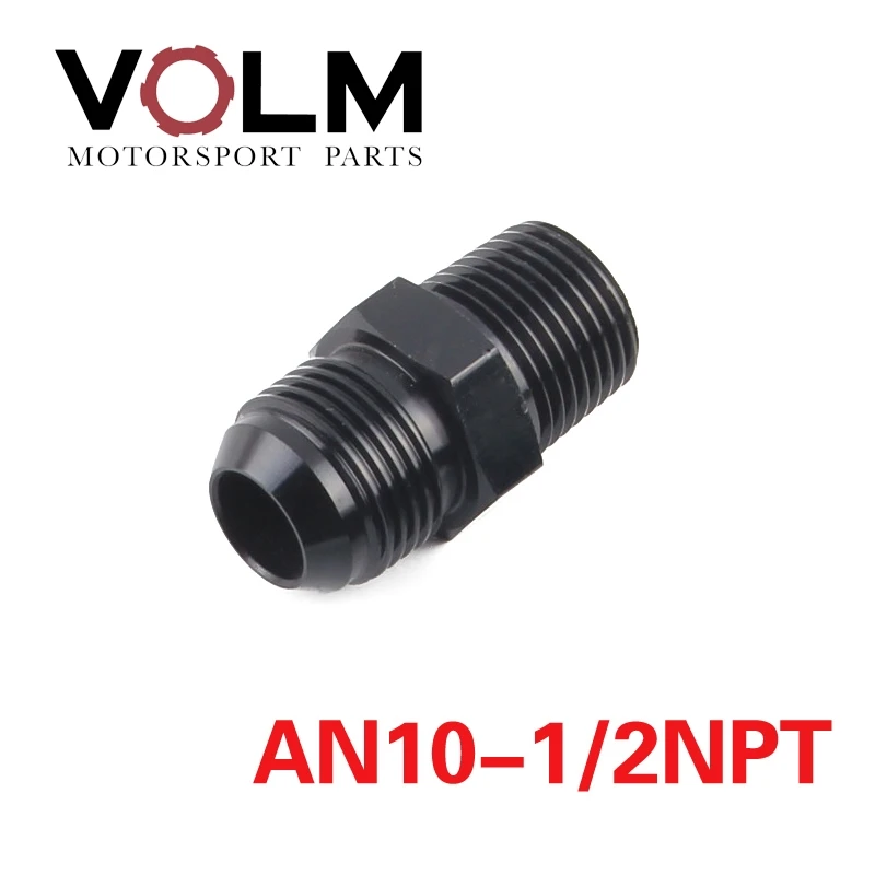 an10 to 12NPT Универсальный UNF JIC к NPT резьбовой штыревой фитинг шланга соединитель гидравлического топливного масла газопровода шланг фитинг адаптер 12,14 - Цвет: an10 to 12NPT