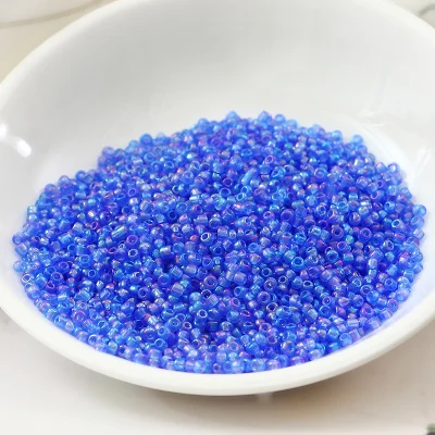 166 Dark Blue 1200 шт./лот 2 мм блестящее прозрачное семя бисер DIY 11/0 Стекло стеклярус для рукоделия ювелирных изделий швейных аксессуаров - Цвет: 166 Dark Blue