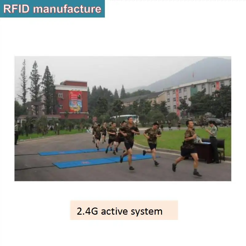

2.4G Active decoder Reader+active tags+line /mat floor type antenna for high speed 200km/h Motorcycle,bike ,MTB race,skiing