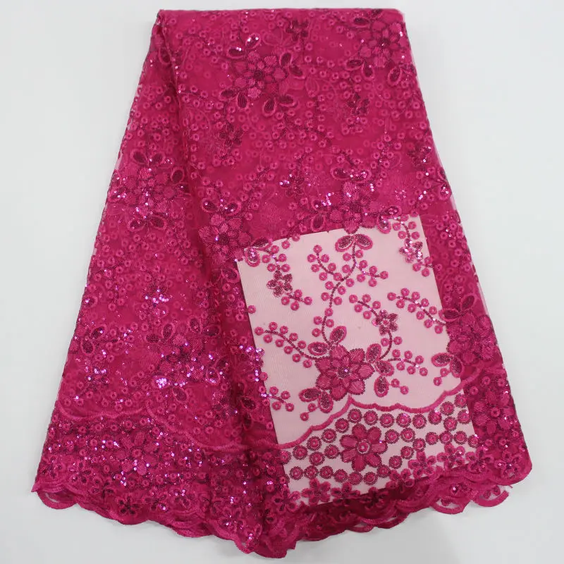 2018 горячая Распродажа Вышивка жаккард африканский гипюр Тюль Кружево Высокое