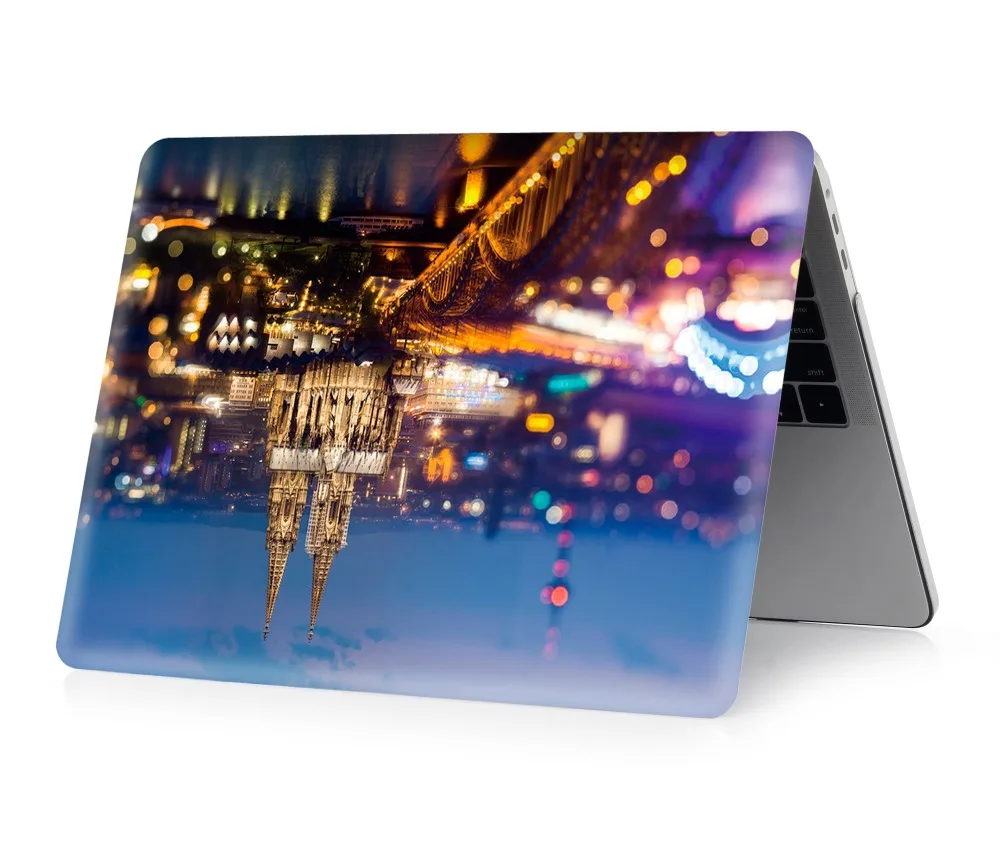 Чехол для ноутбука с цветной печатью для Macbook Air 11 13 Pro retina 12 13 15 дюймов цвета Pro 13,3 15,4 Air 13 с сенсорной панелью