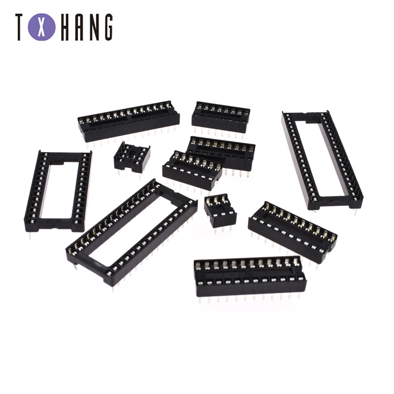 10 шт. IC Разъем адаптер PCB припоя Тип гнездо узкий 6PIN 8PIN 14PIN 16PIN 28PIN | Электронные