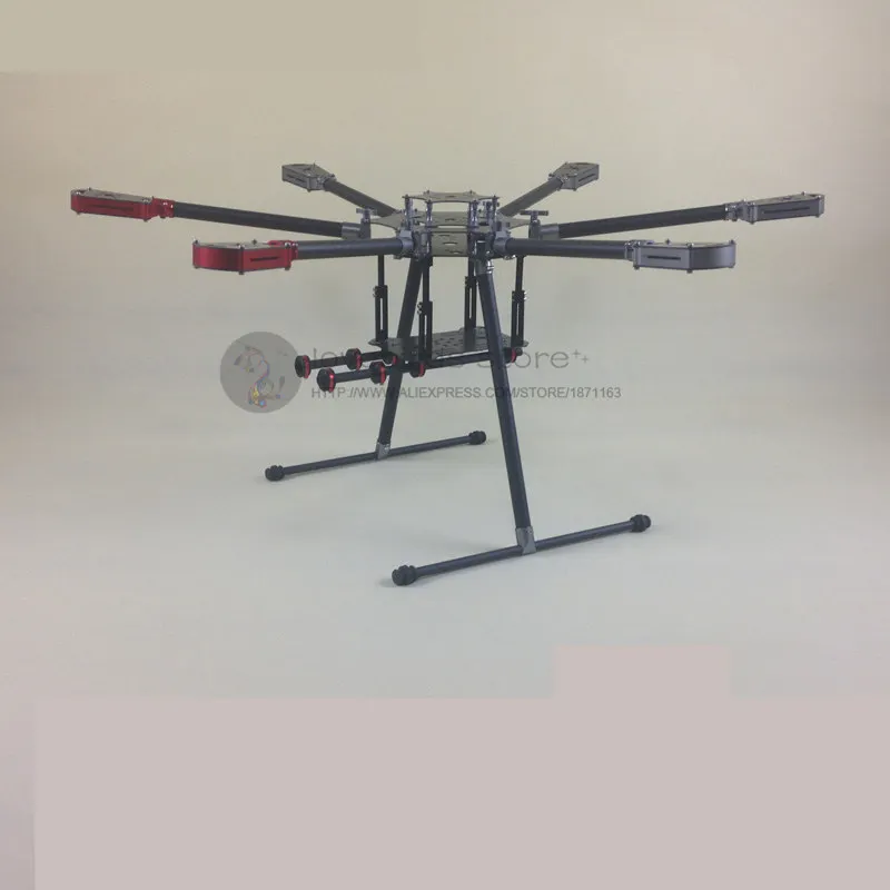 Алюминиевый складной зонт DIY FPV маленький hexacopter рама из чистого углеродного