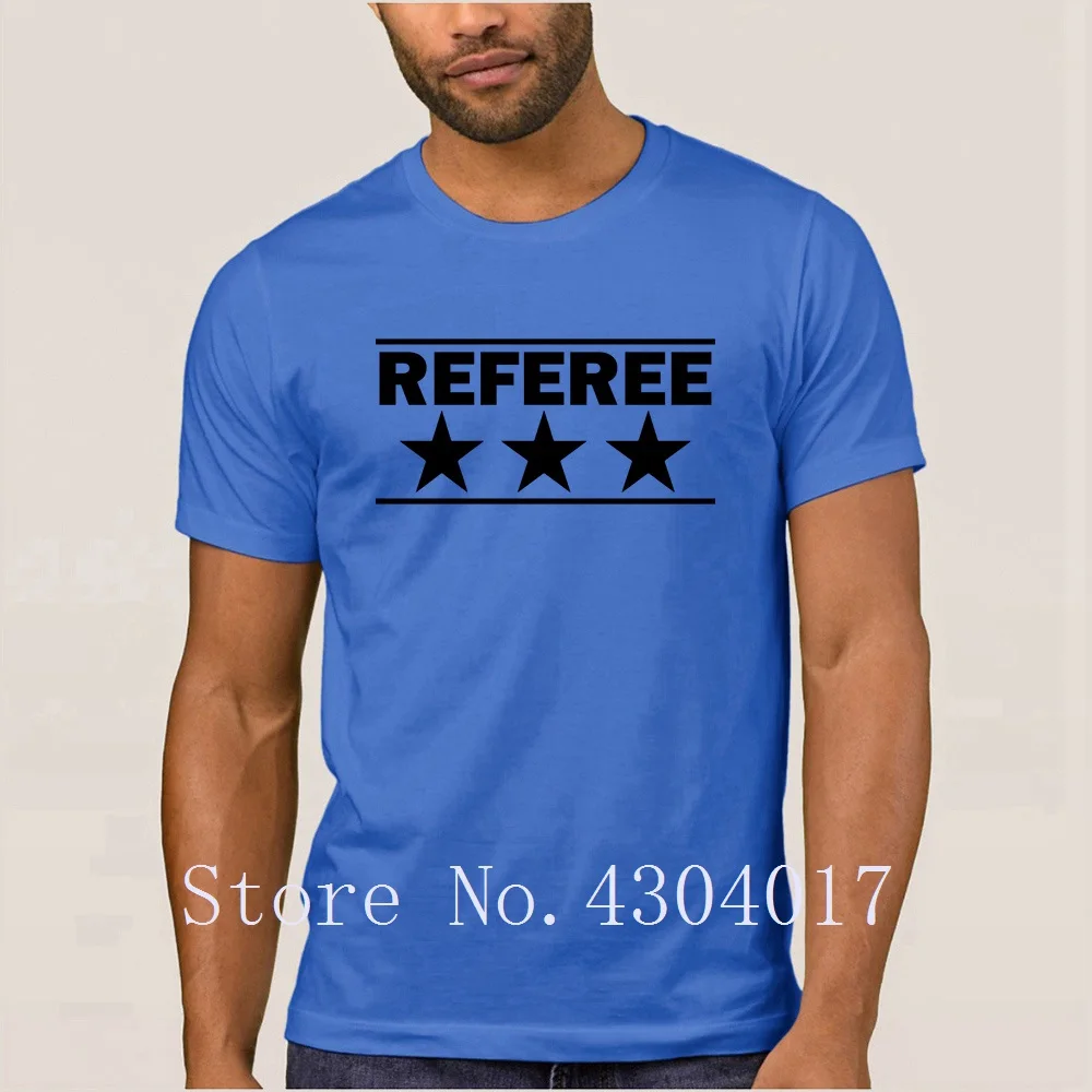 Referee футболка с коротким рукавом трикотажная Мужская защитой от морщин унисекс