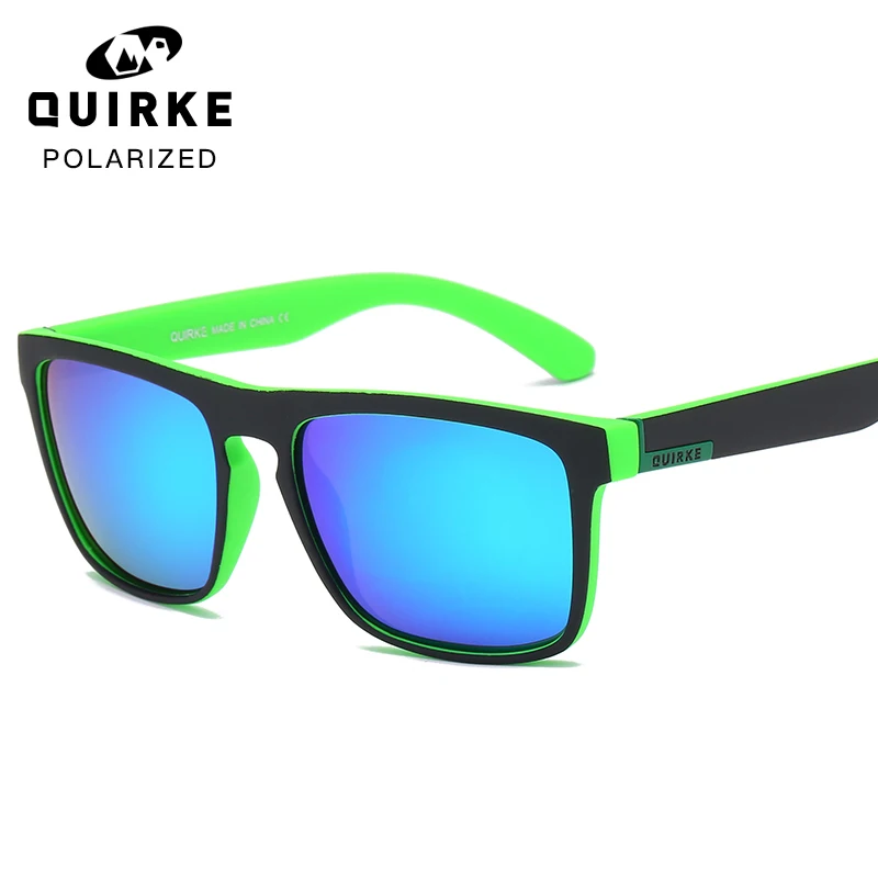 Квирк поляризованные солнцезащитные очки Квадратные Солнцезащитные для
