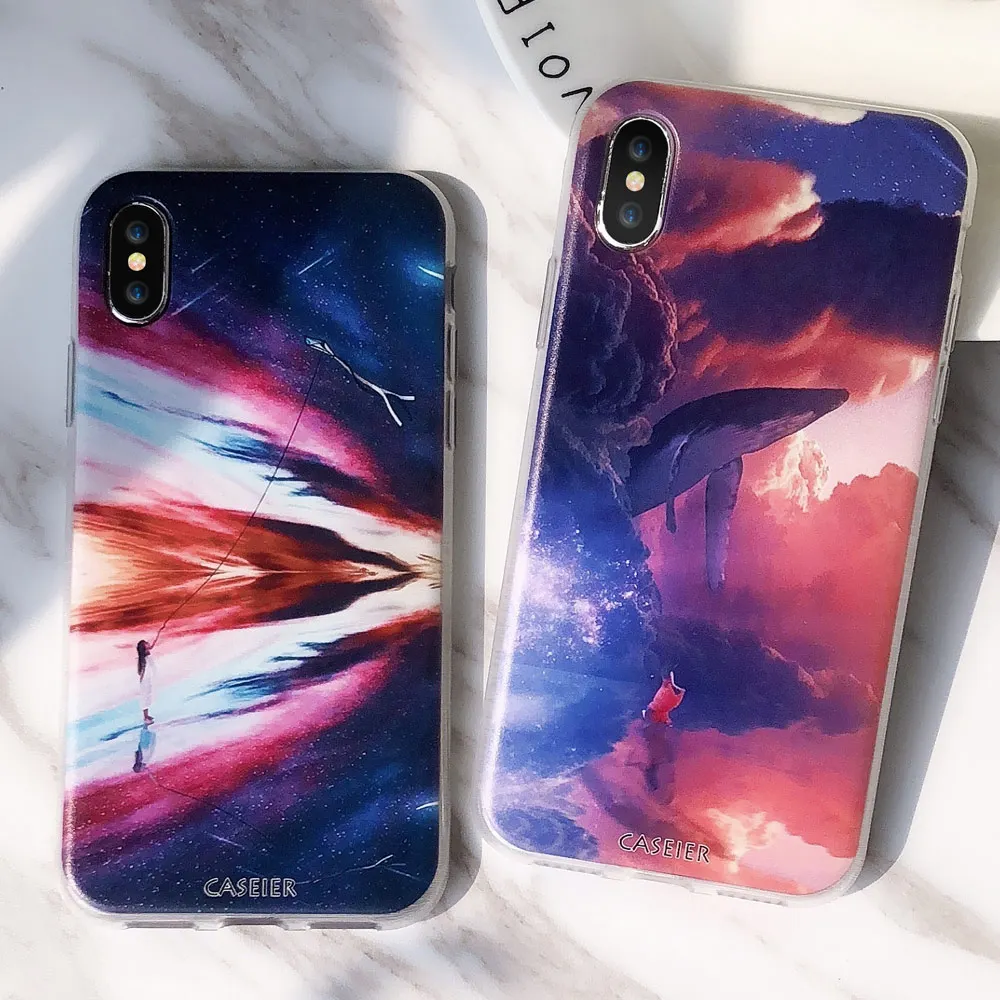 CASEIER роскошный мягкий чехол для телефона Samsung Galaxy S8 S9 Plus S6 S7 Note 8 9 5 A J 3 7 Силиконовые